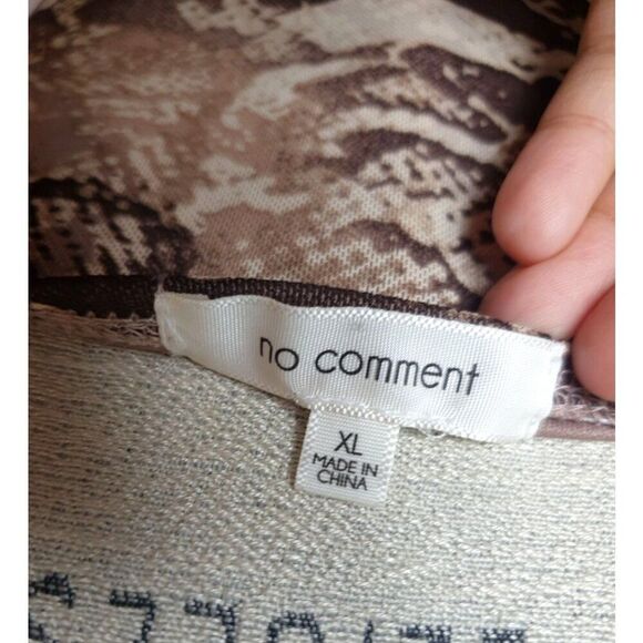 Women's Asymmetrical Maxi Dress XL Cascade Ruffle Animal Print Boho Glam Resort - Picture 7 of 7